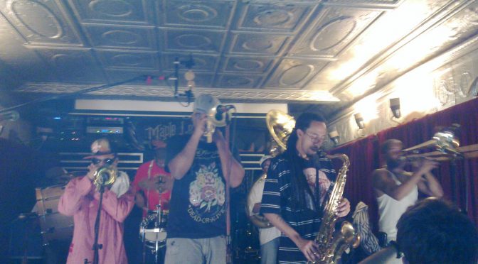 Rebirth Brass Band @ Maple Leaf, New Orleans Feb 15 2011. Photo by Mikko Karjalainen