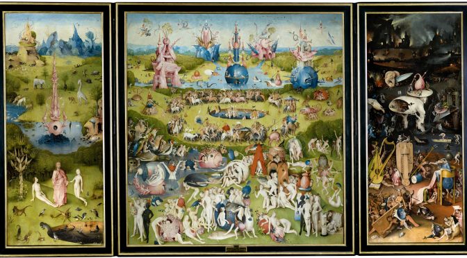 Multimediality of Hieronymous Bosch's Garden of Earthly delights
